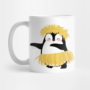 Dance hula like a penguin. Mug